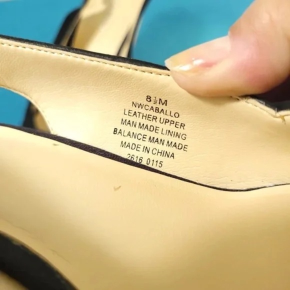 Black Wedge Caballo Espadrille Sandals - Picture 6 of 7